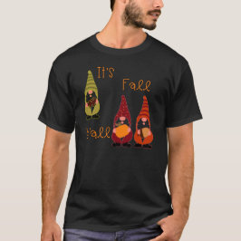 Camiseta É a árvore do outono de vocês, Pumpkin Gnomo
