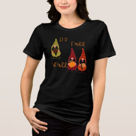 Camiseta É a árvore do outono de vocês, Pumpkin Gnomo