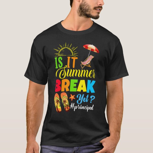 Camiseta É A Break De Verão Ainda Principal No Último Dia D (Frente)