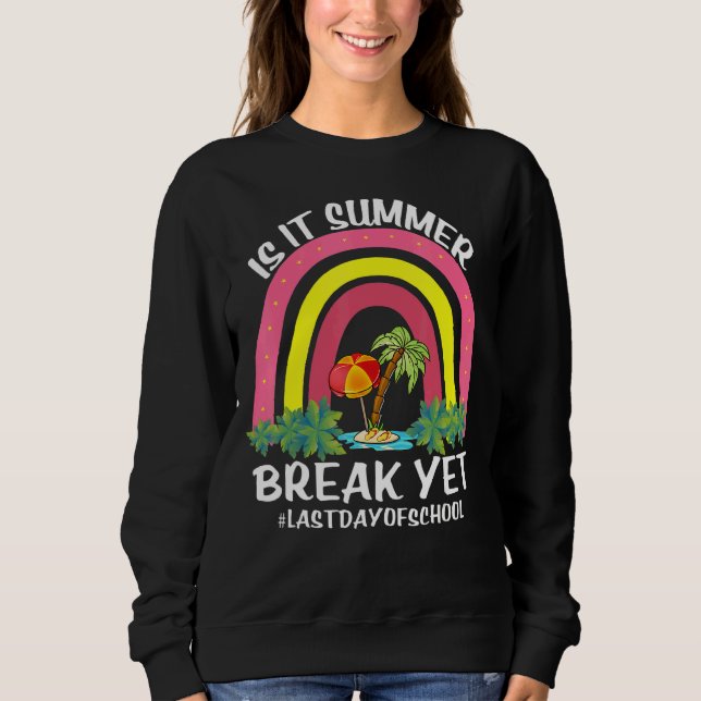 Camiseta É A Break De Verão, Professora No Fim Do Ano De Gr (Frente)