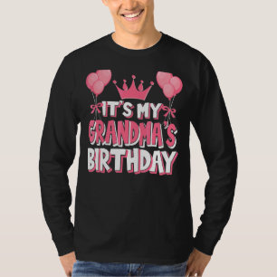 Camiseta É a celebração de aniversário da minha avó