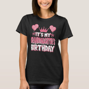 Camiseta É a celebração de aniversário da minha neta