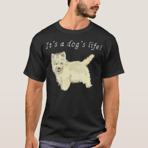 Camiseta É a Design de uma citação de arte de cachorro Cach