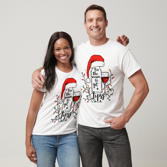 Camiseta É a Época de Ficar Bêbado  (Unissex)