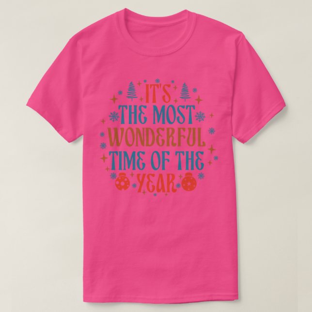 Camiseta é a época mais maravilhosa do ano (Frente do Design)