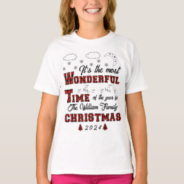 Camiseta É a época mais maravilhosa do Ano de Combinação