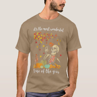Camiseta É A Época Mais Maravilhosa Do Ano Do Autumn Ske