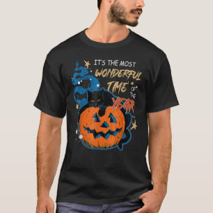 Camiseta É a época mais maravilhosa do ano do gato negro