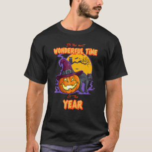 Camiseta É a época mais maravilhosa do ano do gato negro