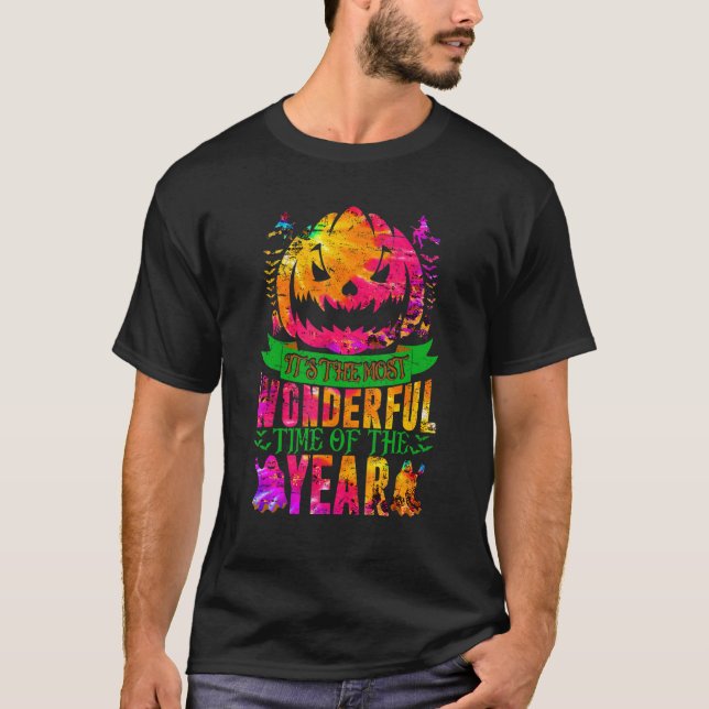 Camiseta É a época mais maravilhosa do ano Pumpkin H (Frente)