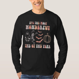 Camiseta É a época mais maravilhosa do esqueleto do ano