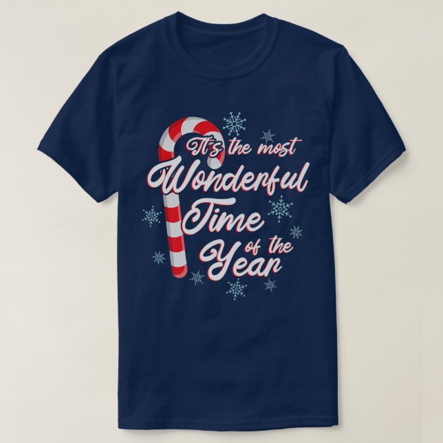 Camiseta É A Época Mais Maravilhosa Do Natal (Frente do Design)