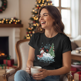 Camiseta É a época mais maravilhosa do Natal