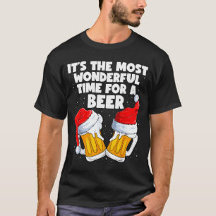 Camiseta É a época mais maravilhosa para um amante de cerve
