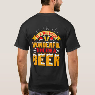 Camiseta É a época mais maravilhosa para uma cerveja