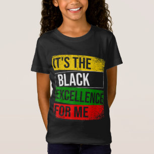 Camiseta É a excelência negra para mim, orgulhoso nome afri