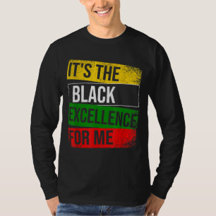 Camiseta É a excelência negra para mim, orgulhoso nome afri