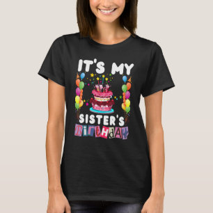 Camiseta É a Família de Aniversário da Minha irmã.