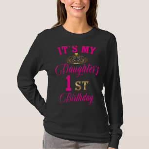 Camiseta É a família do primeiro aniversario da minha filha