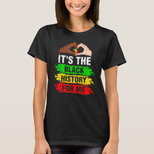 Camiseta É A História Negra Para Mim Historiador Africano
