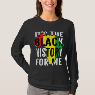 Camiseta É a história negra para mim, o primo afro-american