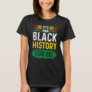 Camiseta É a história negra para mim, o primo afro-american