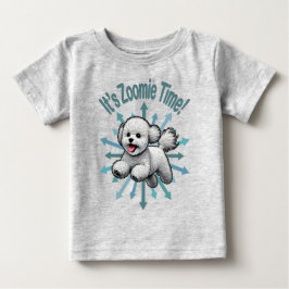 Camiseta É a Hora do Zoomie Bichon Frise