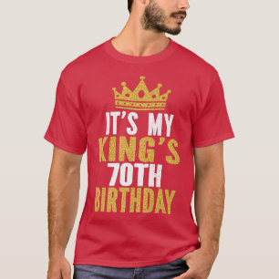Camiseta É A Ideia De Aniversário Do Meu 70 Para 70 Anos.