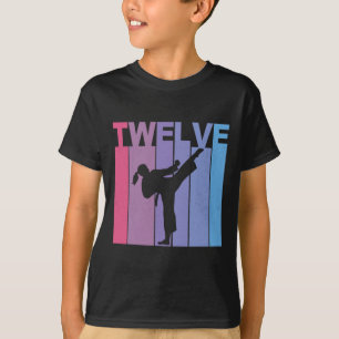 Camiseta É a minha 12 Bday Karate Girl Arts 12 Anos