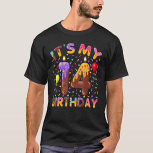 Camiseta É a minha 14 de Aniversário Garota de 14 anos de R