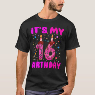 Camiseta É a minha 16.ª garota de aniversário, Dona de Noit