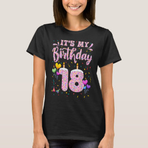 Camiseta É a minha 18ª garota de aniversário, Dona de Noite