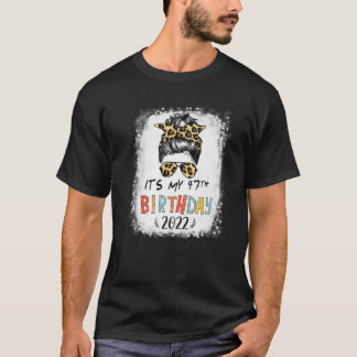 Camiseta É a minha 47ª garota leopardo do aniversário, Mess