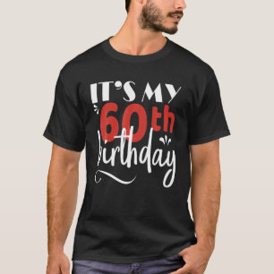 Camiseta É a minha 60ª Celebração de Design Gráfico T de An