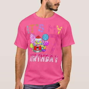 Camiseta É A Minha 7 Aniversário De Aniversário De Candylan