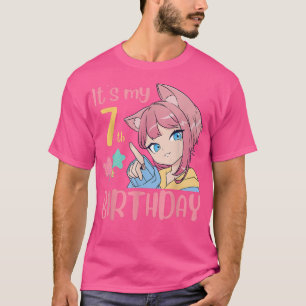 Camiseta É a minha 7 de Aniversário de Aniversário de 7 Ano