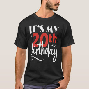 Camiseta É a minha celebração gráfica de aniversário d