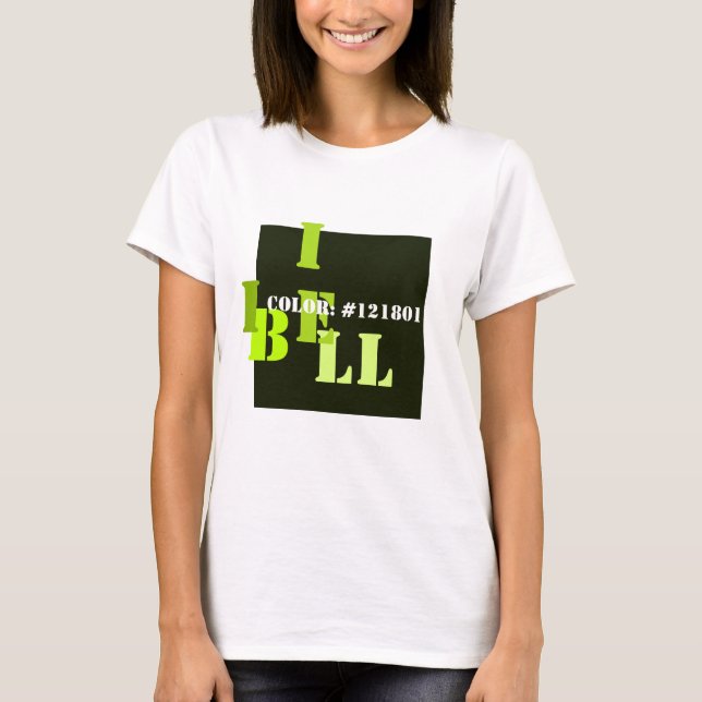 Camiseta É a minha cor (Frente)