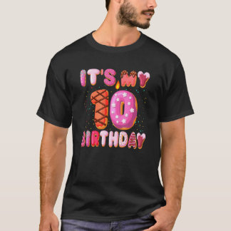 Camiseta É a minha doninha de 10º aniversário de 10 anos Me