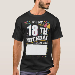 Camiseta É a minha Festa de aniversário de 18 anos de anive