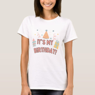 Camiseta É a minha Festa de aniversário de festa de present