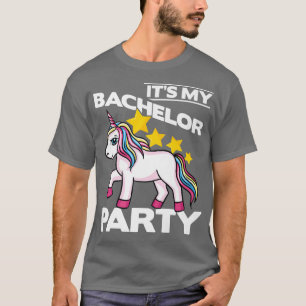 Camiseta É a Minha Festa de Solteiro para o Noivo Divertida