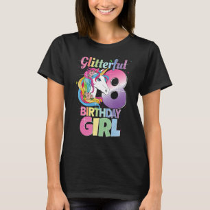 Camiseta É a minha garota de aniversário 8 anos 2014