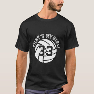 Camiseta É A Minha Mãe Ou Pai De 33 Voleibol