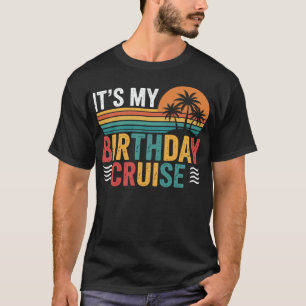 Camiseta É a Minha Viagem de Cruzeiros de Aniversário Retro