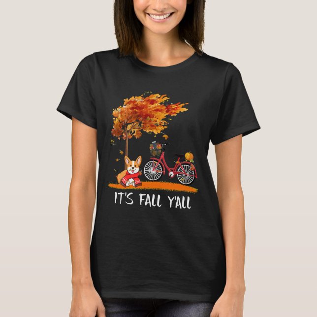 Camiseta É A Queda De Todas As Figuras De Outono Dachshund (Frente)