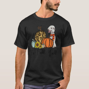 Camiseta É a queda de vocês, Bedlington Terrier Leopard Pum