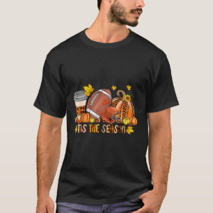 Camiseta É a Temporada Abóbora Futebol Americano Dia de Açã