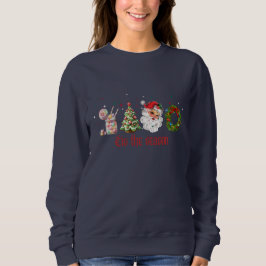 Camiseta É a Temporada de Natal | Retro Santa & Doce