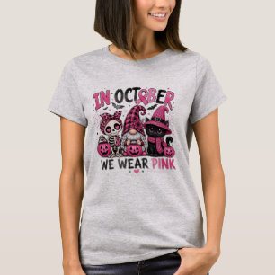 Camiseta É a Temporada de Outono, Abóbora, preto